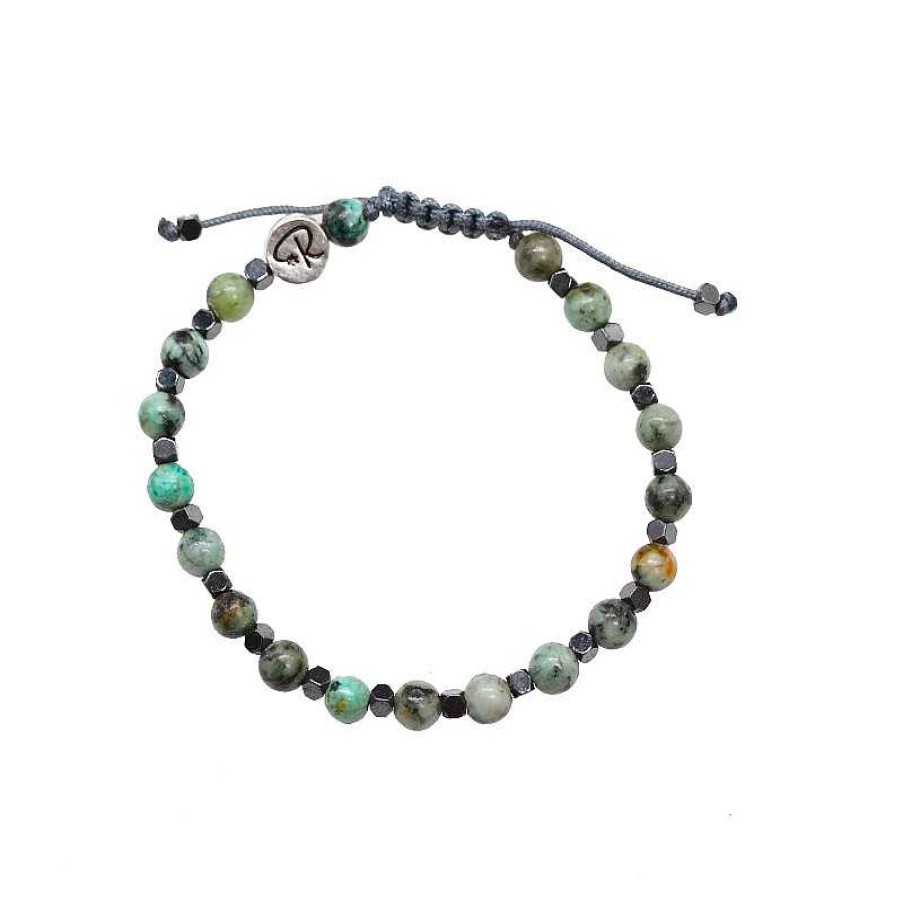 Reve de Jade | Bracelet Enfant Turquoise Et H Matite