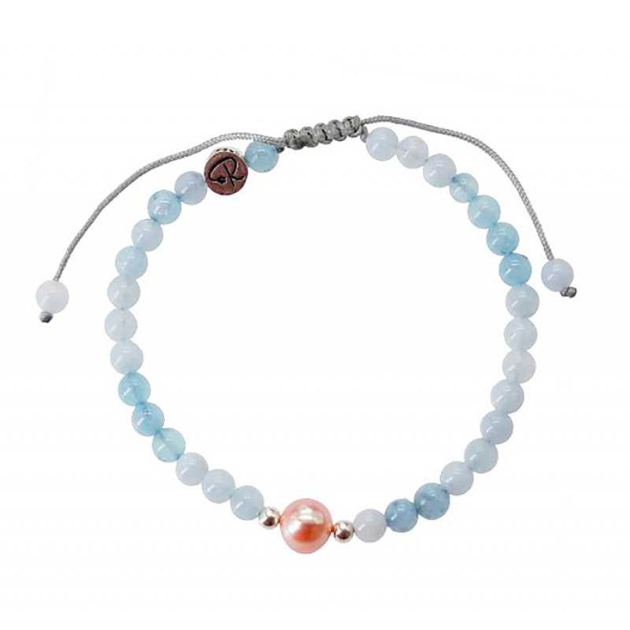 Reve de Jade | Bracelet Pearl - Quartz Oeil De Chat, Perle De Culture Et Argent 925