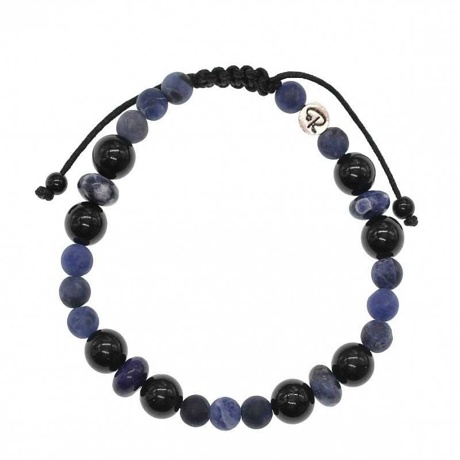 Reve de Jade | Bracelet Connexion - Sodalite Et Tourmaline Noire