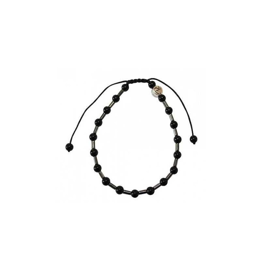 Reve de Jade | Bracelet Trio En H Matite Et Onyx