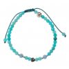 Reve de Jade | Bracelet Joli Coeur - Amazonite, Aigue Marine Et Argent 925