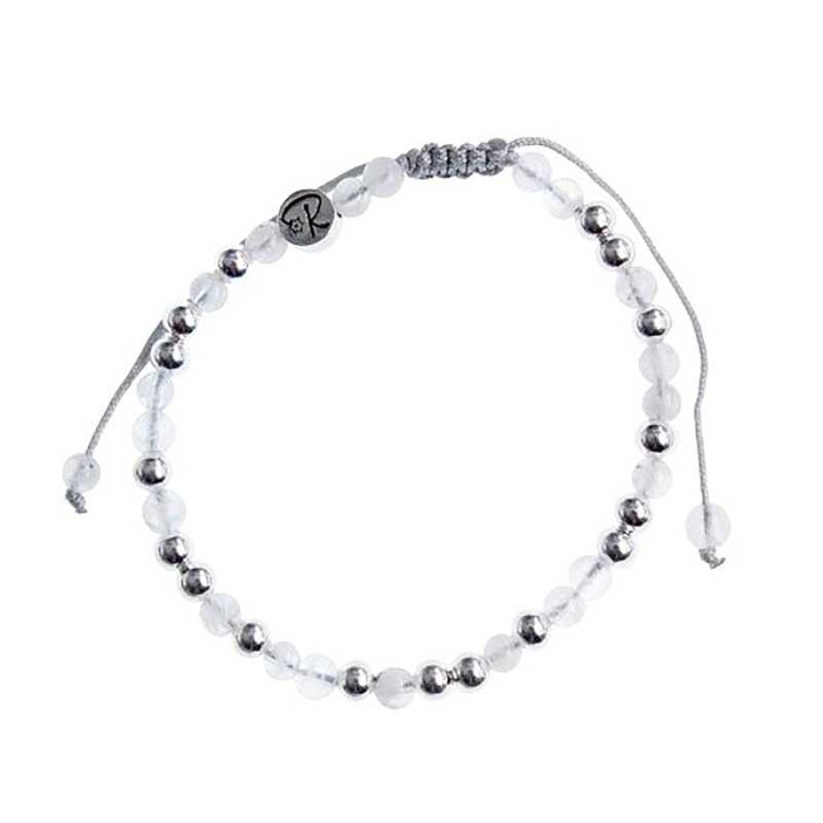 Reve de Jade | Bracelet Finesse - Jaspe Dalmatien Et Argent 925