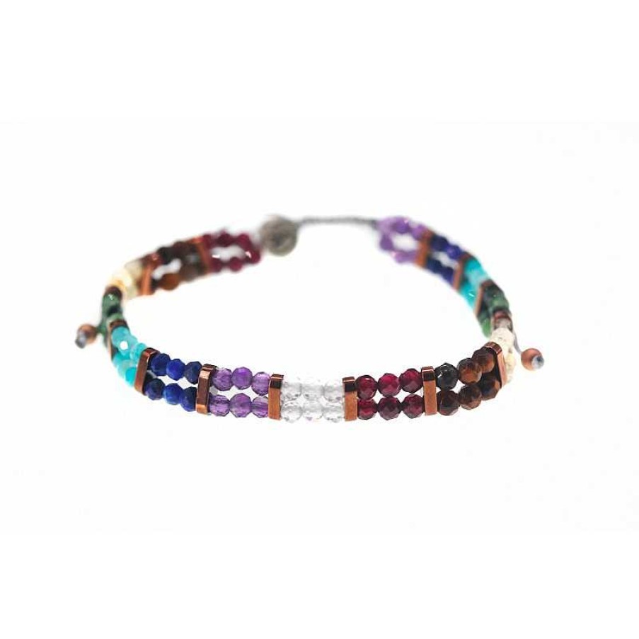 Reve de Jade | Bracelet Aphrodite - Opale Rose Et H Matite