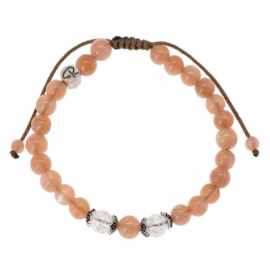 Reve de Jade | Bracelet "Myrona" - Quartz Rose, Quartz Aura Et Argent 925