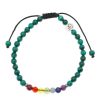 Reve de Jade | Bracelet Du Coeur - Malachite Et 7 Chakras