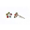 Reve de Jade | Boucles D'Oreille Clou En Tourmaline Et Argent 925