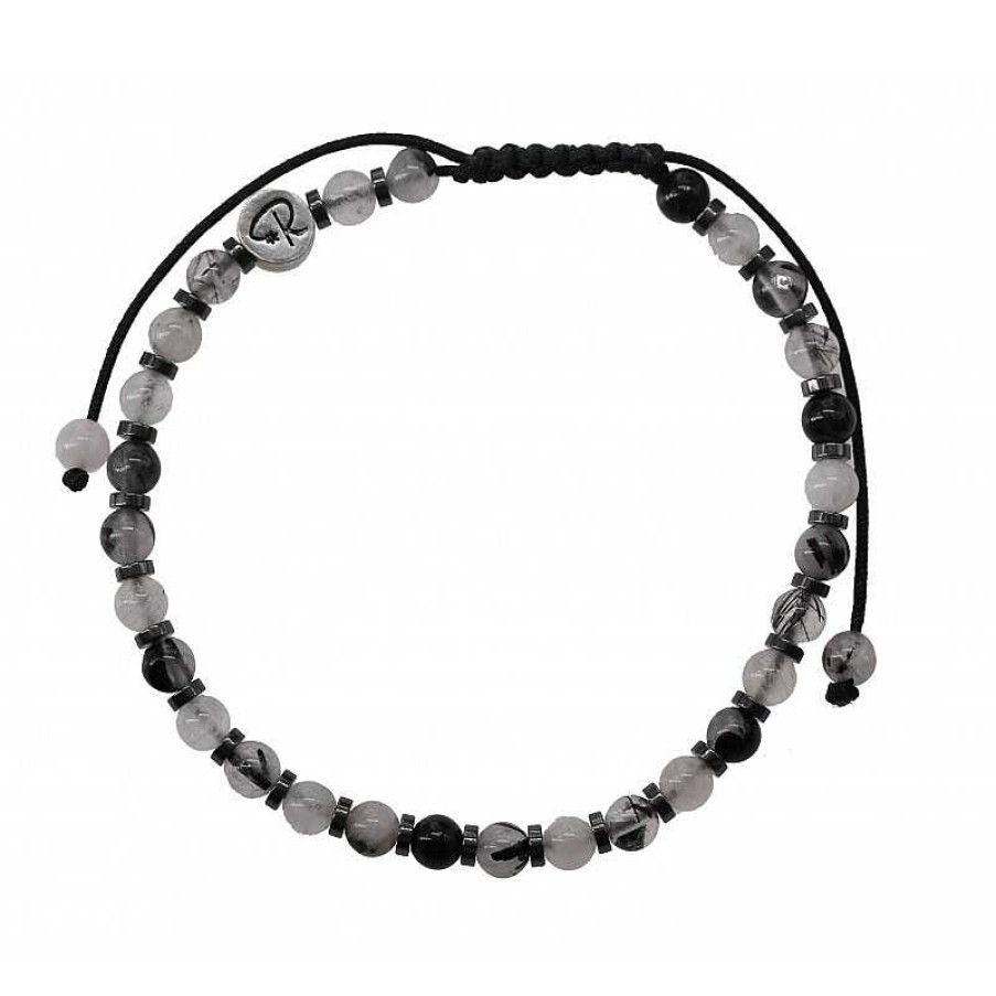 Reve de Jade | Bracelet Quartz Tourmaline Et H Matite