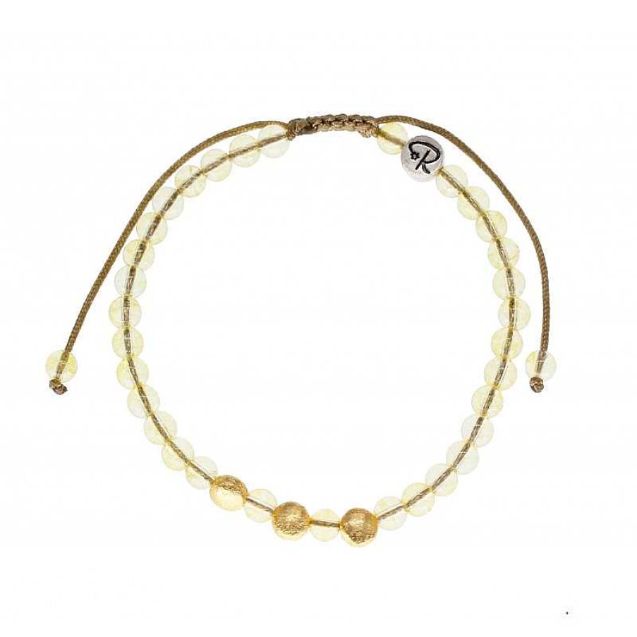 Reve de Jade | Bracelet Golden Ray - Citrine Et Plaqu Or