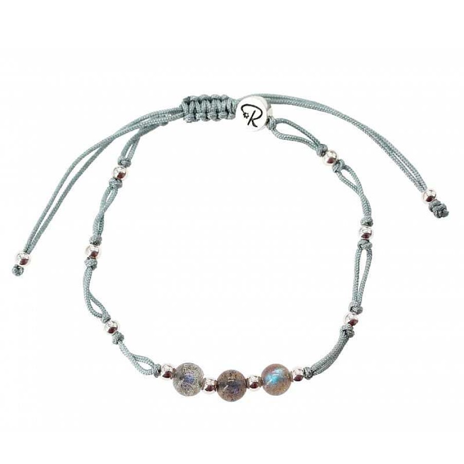 Reve de Jade | Bracelet Trio En Pierre - Am Thyte Et Argent