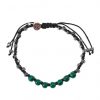 Reve de Jade | Bracelet H Matite Et Malachite