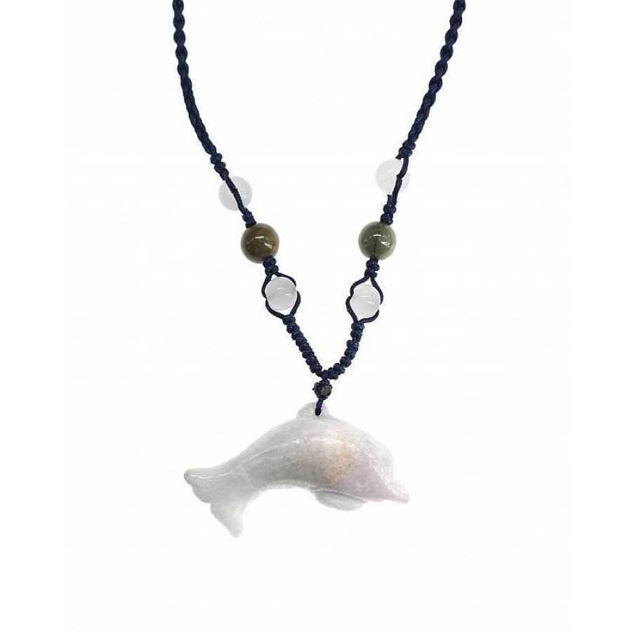 Reve de Jade | Collier Dauphin En Jade