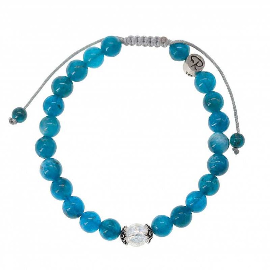 Reve de Jade | Bracelet "Circ " - Cornaline, Quartz Aura Et Argent 925