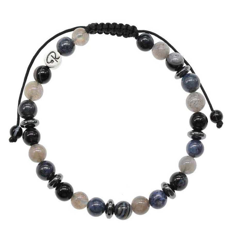 Reve de Jade | Bracelet Rapha L - Dumorti Rite, Labradorite Et Agate