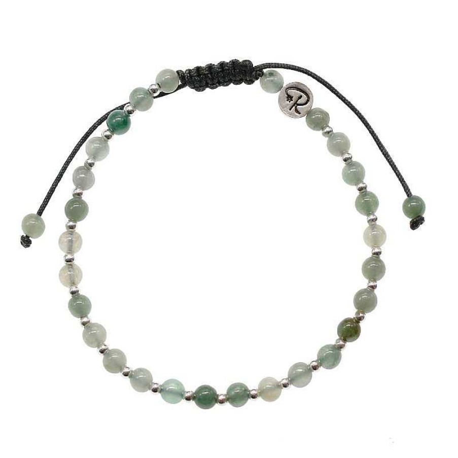 Reve de Jade | Bracelet Anka - Quartz Rose Et Argent 925