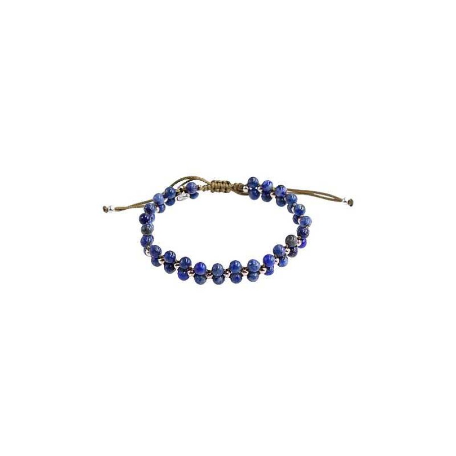 Reve de Jade | Bracelet Volupt En Lapis Lazuli Et Argent 925