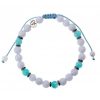 Reve de Jade | Bracelet Aurore - Agate Blue Lace, Amazonite Et H Matite