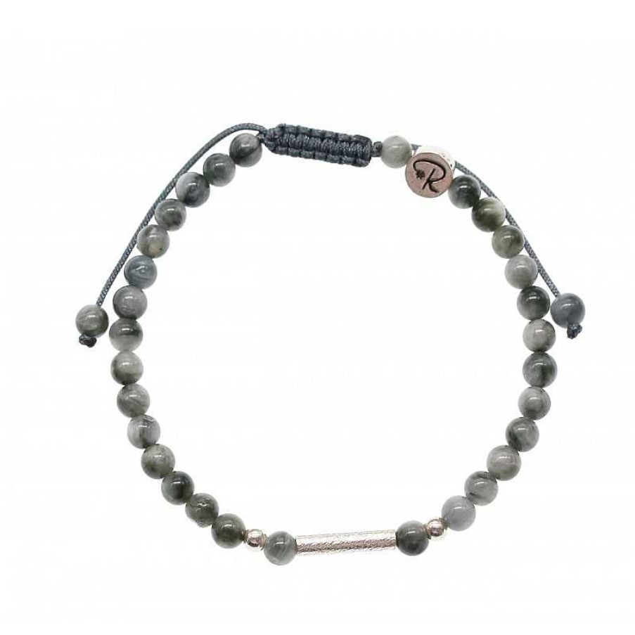 Reve de Jade | Bracelet Uriel - Labradorite Et Argent 925