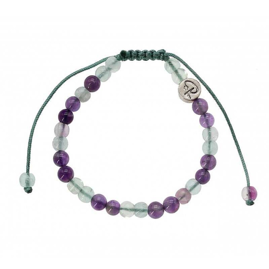 Reve de Jade | Bracelet Cocoon Enfant - Fluorite Et Am Thyste