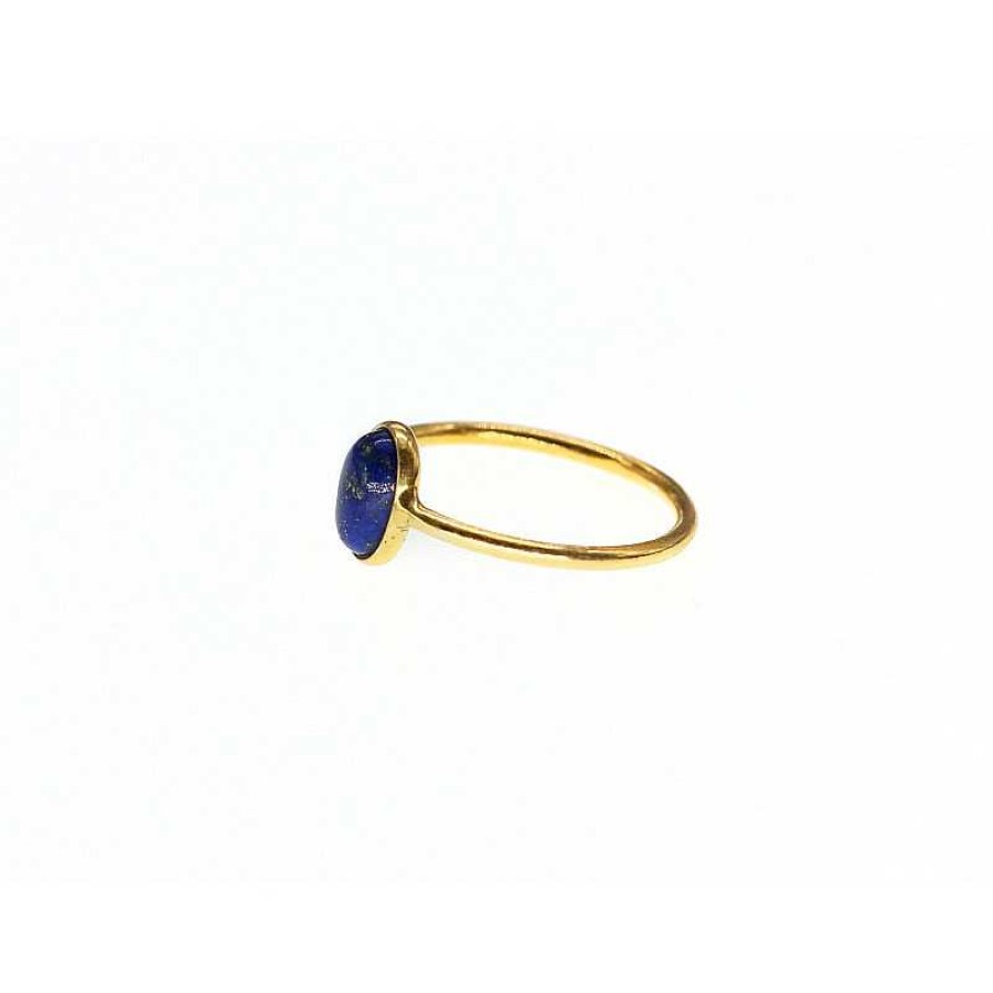 Reve de Jade | Bague Nina - Lapis Lazuli Et Palqu Or