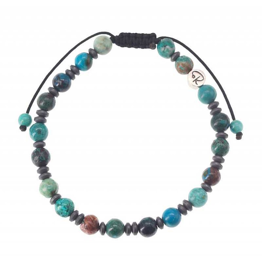 Reve de Jade | Bracelet Notos - Chrysocolle Et H Matite