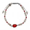 Reve de Jade | Bracelet Chamuel - Grenat, Labradorite Et Argent 925