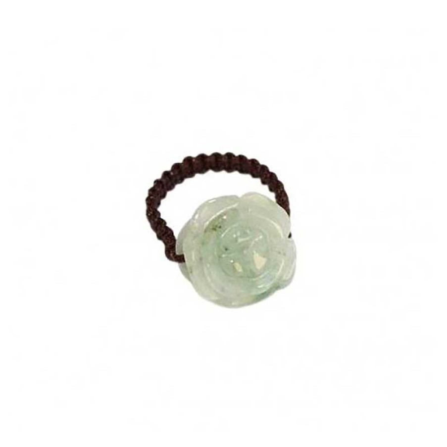 Reve de Jade | Bague Fleur De Rose - Marron