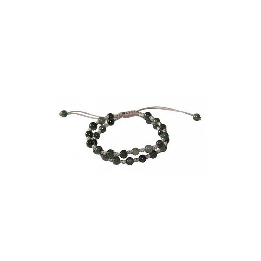 Reve de Jade | Bracelet Double En Jade Vert