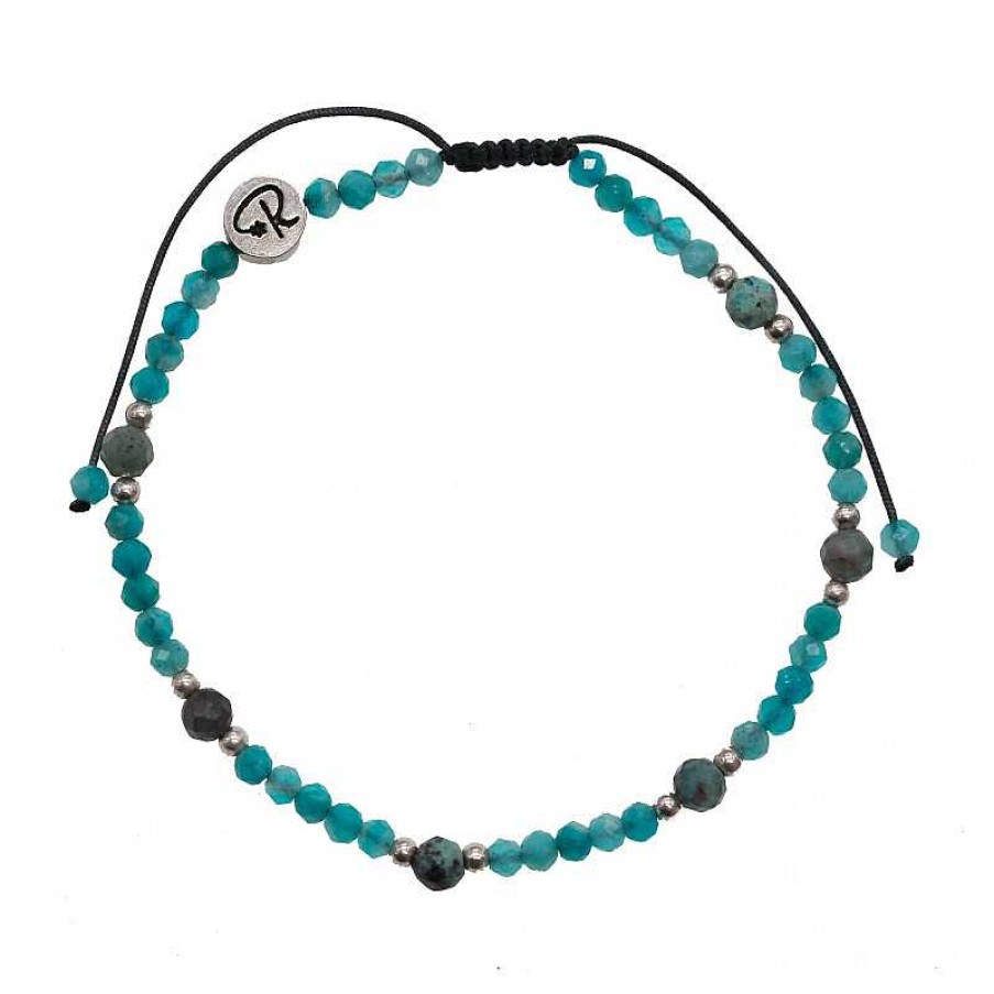 Reve de Jade | Bracelet Quinta - Amazonite, Turquoise Africaine Et Argent 925