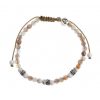 Reve de Jade | Bracelet Com Te - Agate Botswana, Pierre Et Argent 925