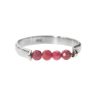 Reve de Jade | Bague Finesse En Rhodonite Sur Argent 925