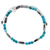 Reve de Jade | Bracelet Bicolore - Apatite, H Matite Et Argent 925