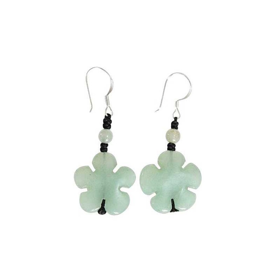 Reve de Jade | Boucles D'Oreilles Toil En Aventurine