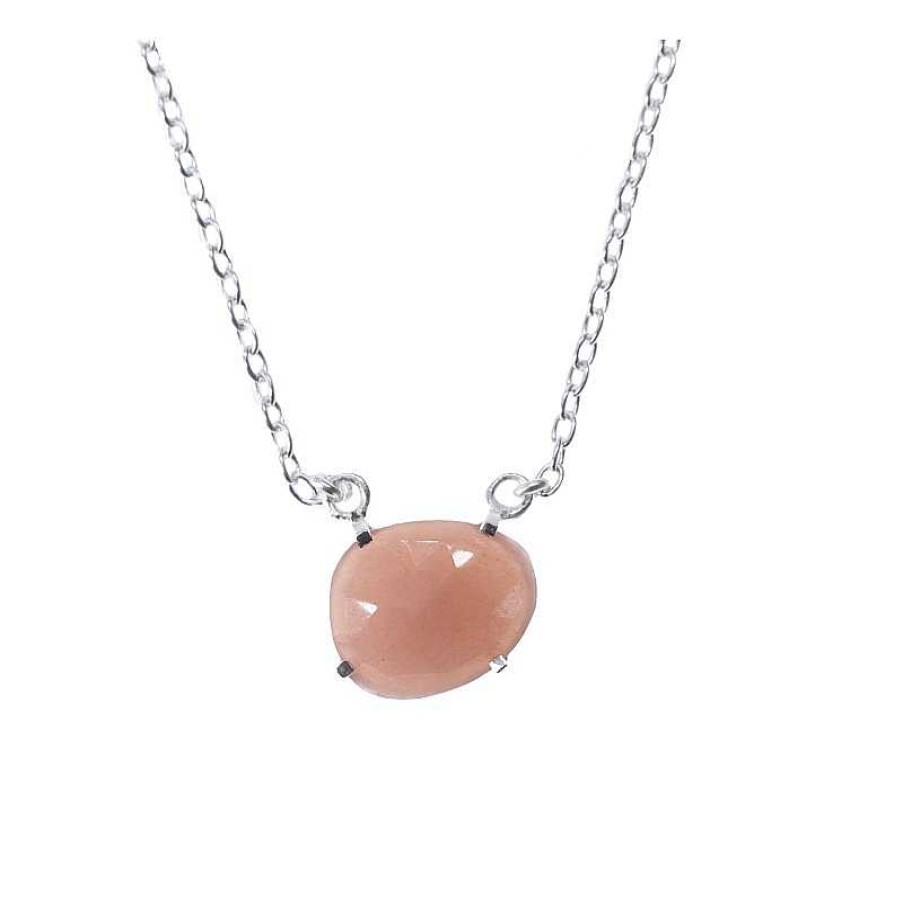 Reve de Jade | Collier En Pierre De Lune Rose