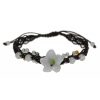 Reve de Jade | Bracelet Petite Fleur Tress E En Jade