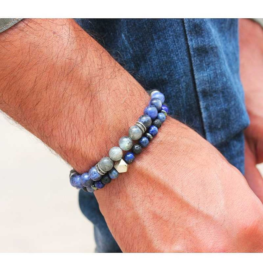 Reve de Jade | Bracelet Jupiter - Sodalite Et Labradorite