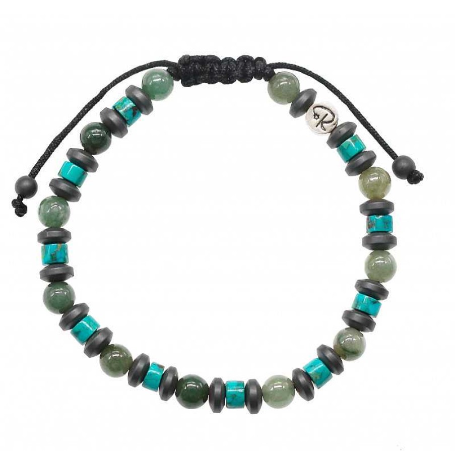 Reve de Jade | Bracelet Micka L - Turquoise, Jade Et H Matite