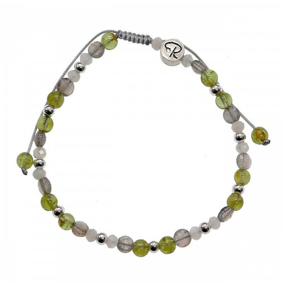 Reve de Jade | Bracelet Trinidad - Pierre, Labradorite Et Pierre De Lune