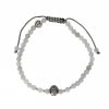 Reve de Jade | Bracelet Bouddha - Jade Blanc Et Argent 925