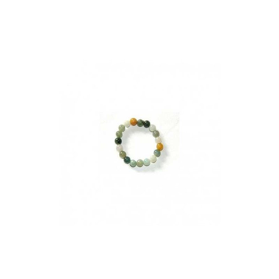 Reve de Jade | Bracelet Tricolore En Jade