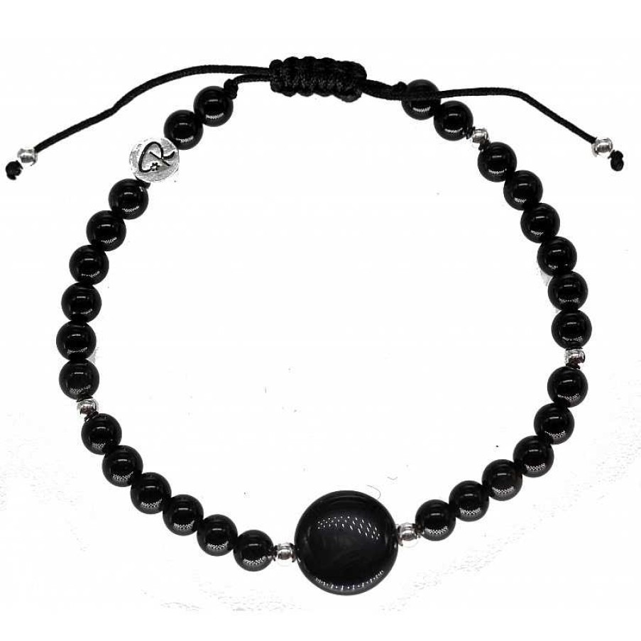 Reve de Jade | Bracelet Obsidienne Oeil C Leste