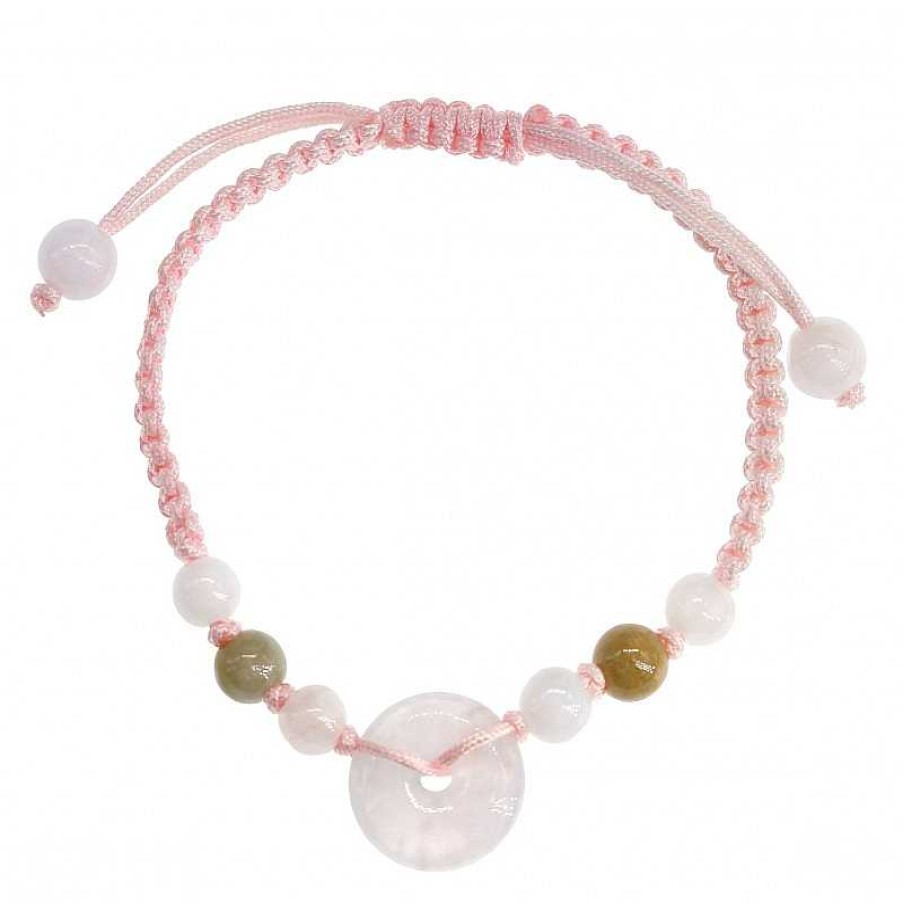 Reve de Jade | Bracelet Disque Pour Enfant En Jade