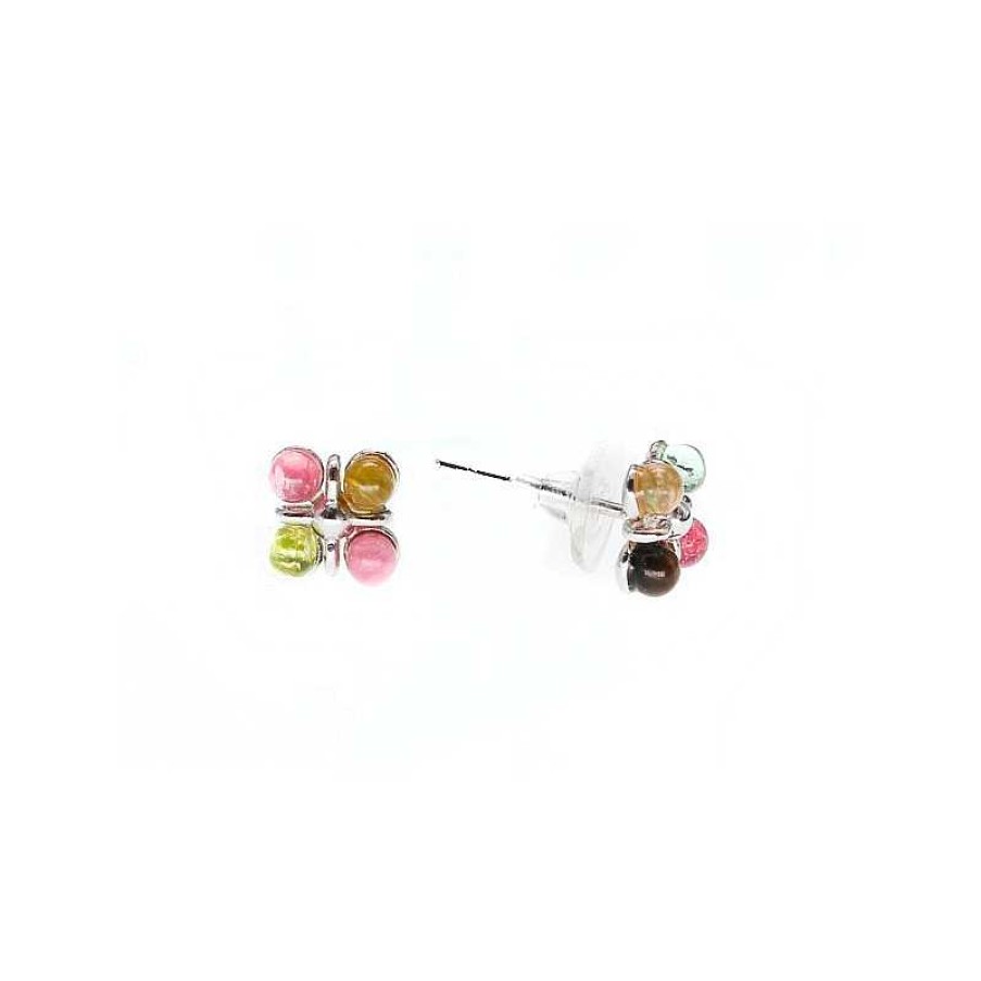 Reve de Jade | Clous D'Oreilles Tourmaline Et Argent 925