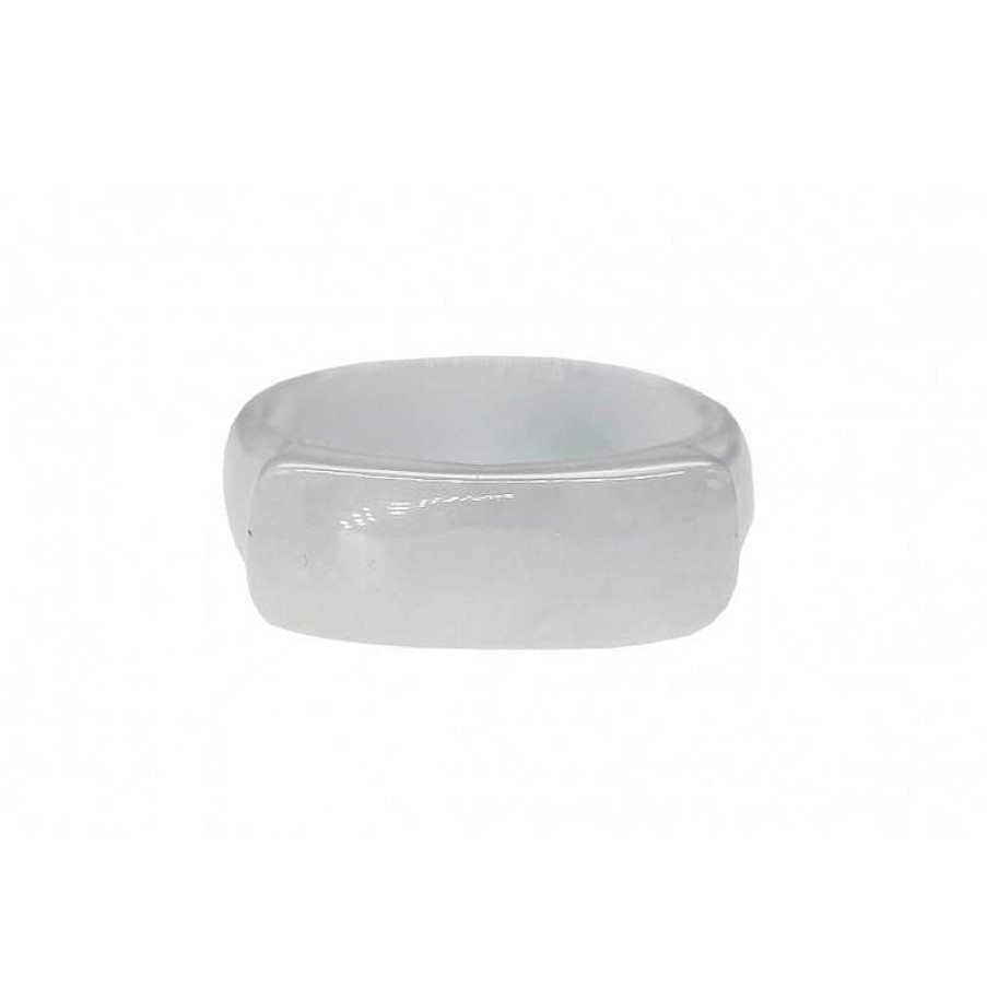 Reve de Jade | Bague Chevali Re - Jade Blanc