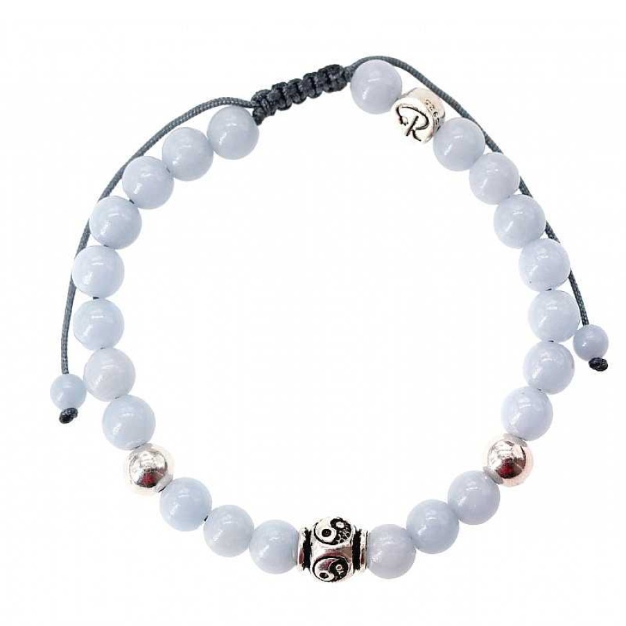 Reve de Jade | Bracelet Yin & Yang - Amazonite Et A925