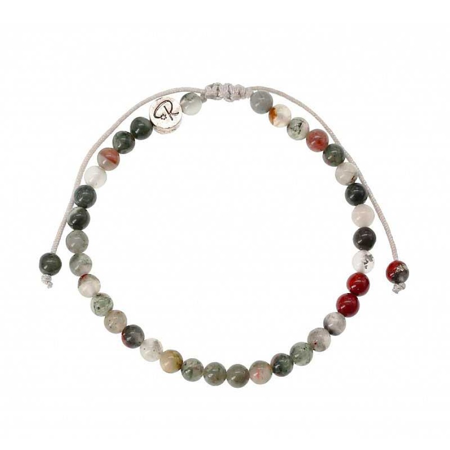 Reve de Jade | Bracelet Profond - Jaspe Rouge