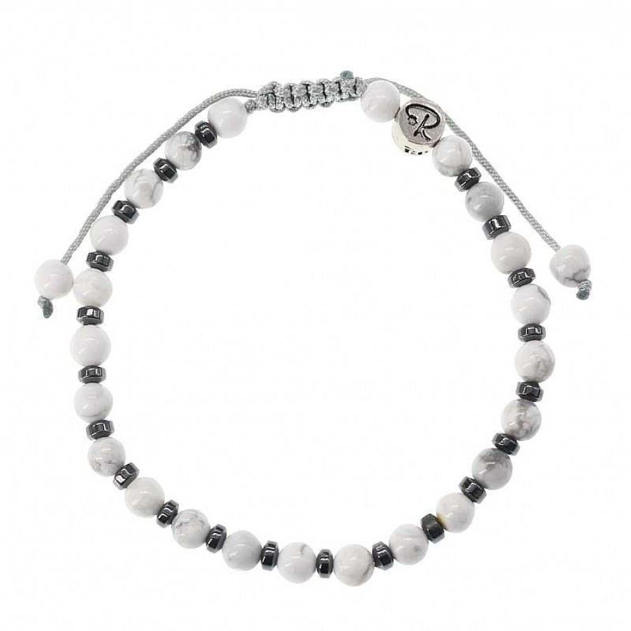 Reve de Jade | Bracelet Cool En Howlite Et H Matite