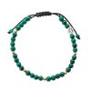 Reve de Jade | Bracelet En Malachite Et Plaqu Or