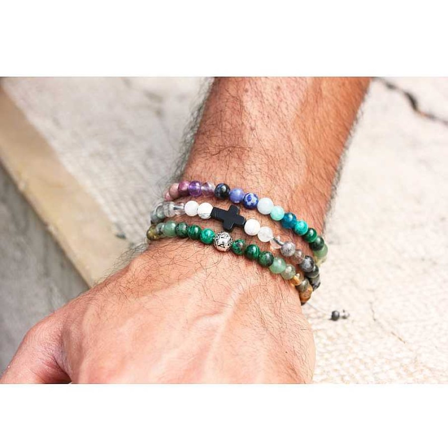 Reve de Jade | Bracelet Terre - Collection Rainbow