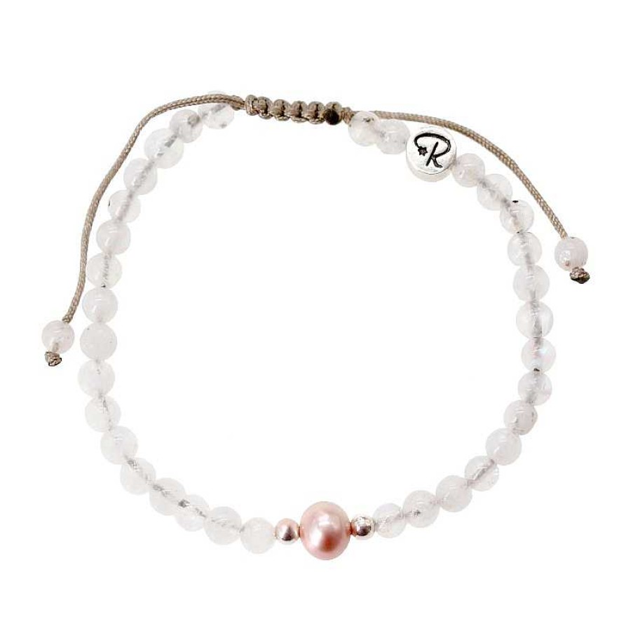 Reve de Jade | Bracelet Pearl - Quartz Oeil De Chat, Perle De Culture Et Argent 925