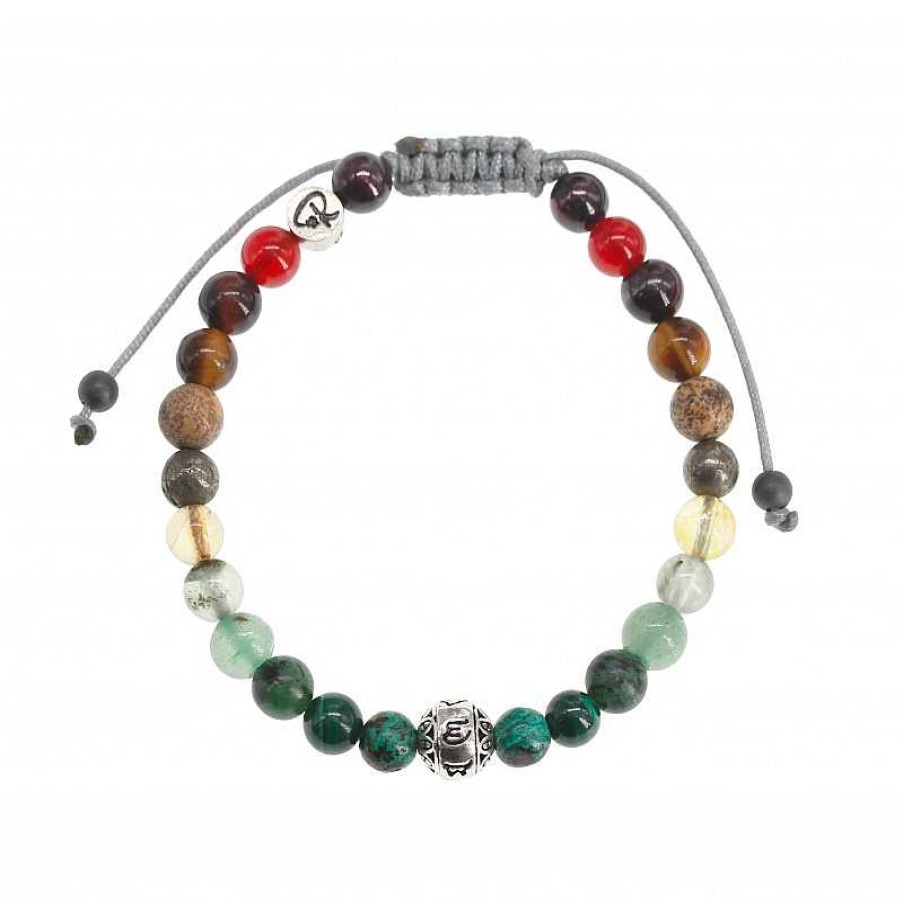 Reve de Jade | Bracelet Terre - Collection Rainbow